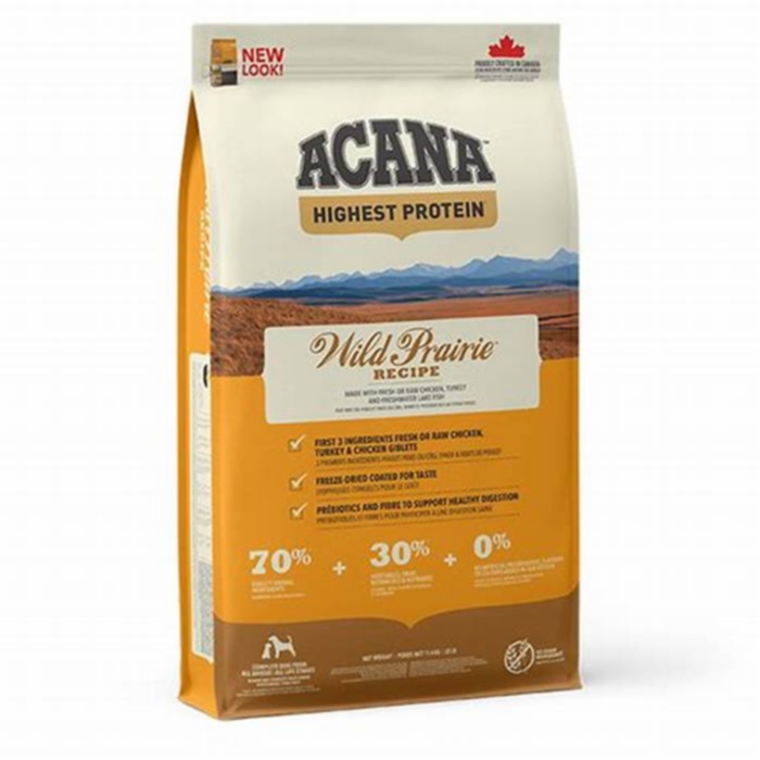 Is ACANA dog food too high in protein