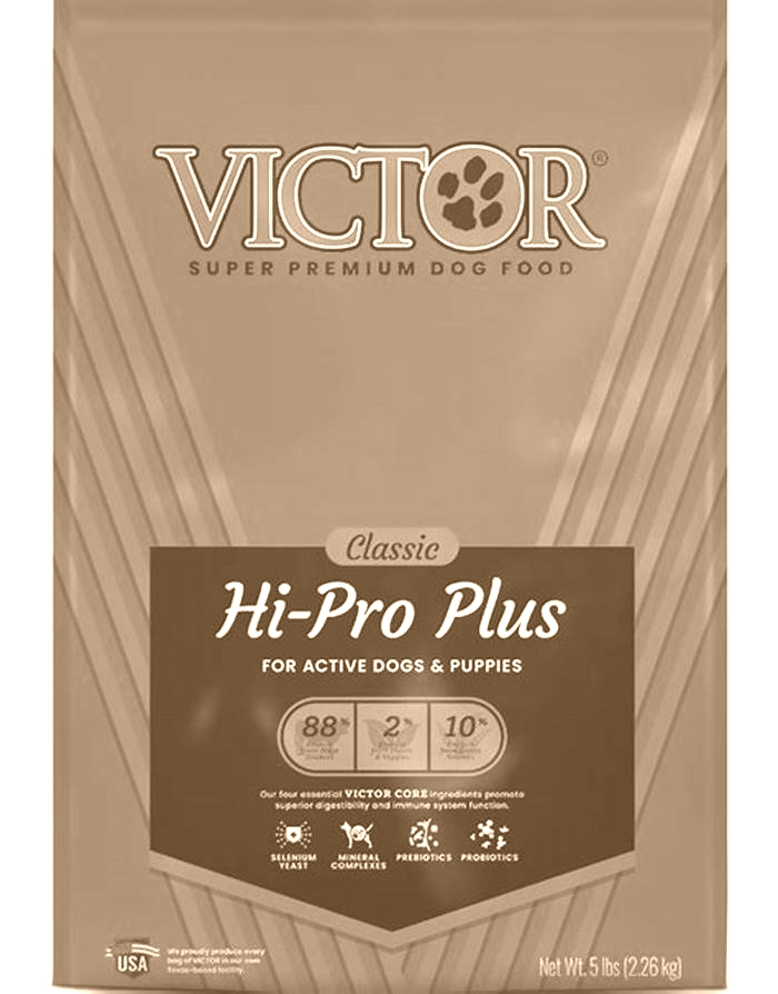 Which Victor dog food has the most protein